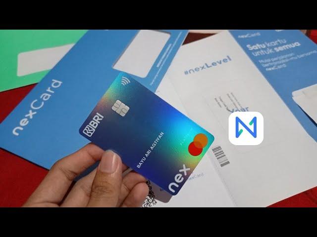 Unboxing kartu kredit Bank BRI Nex Card