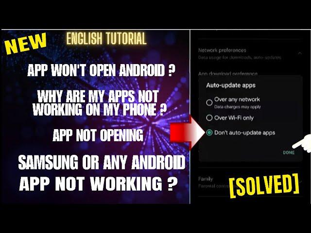 How Do You Fix An App That Won't Open Android || Why Are My Apps Not Working On My Phone [Fix] 2025