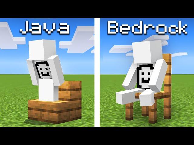 Probé 100 DIFERENCIAS de MINECRAFT Java VS Bedrock