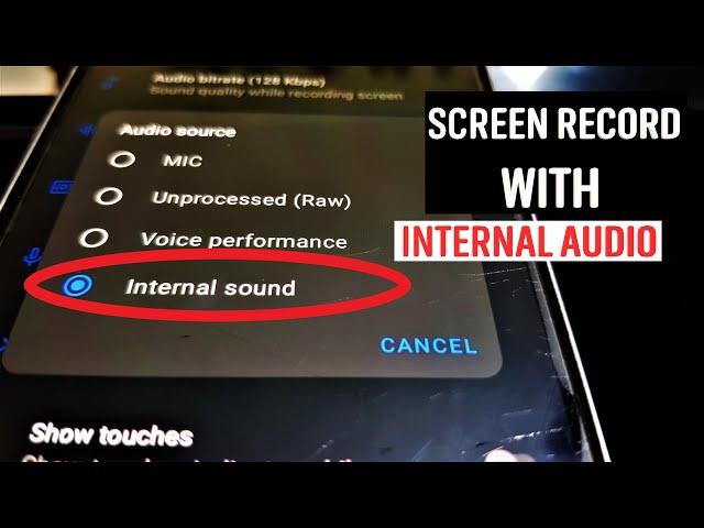 Screen Record With Internal Audio is BACK!!
