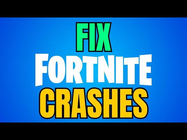 How To Stop Fortnite From Crashing | How to FIX Fortnite Crashes (Full Guide - 2024)