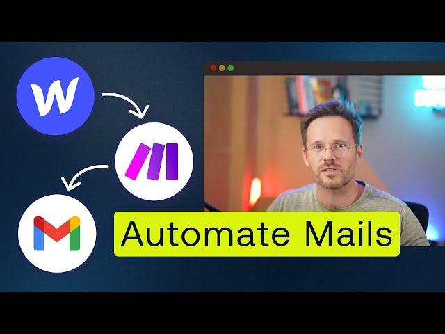 Send AUTOMATED MAILS after form submissions in Webflow