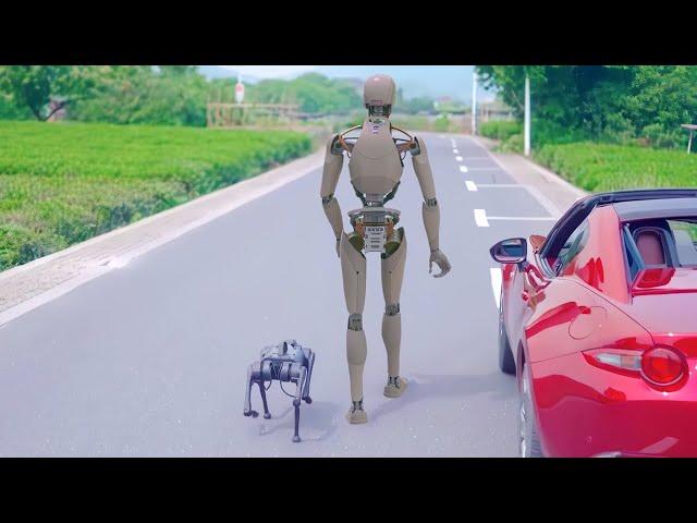 Wonder Studio Ai | Robot Walking Robot Mocap Test ~ Future of Robotics?? Unitree Robot