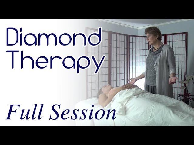 Demonstration of a Full Diamond and Gemstone Therapy Session