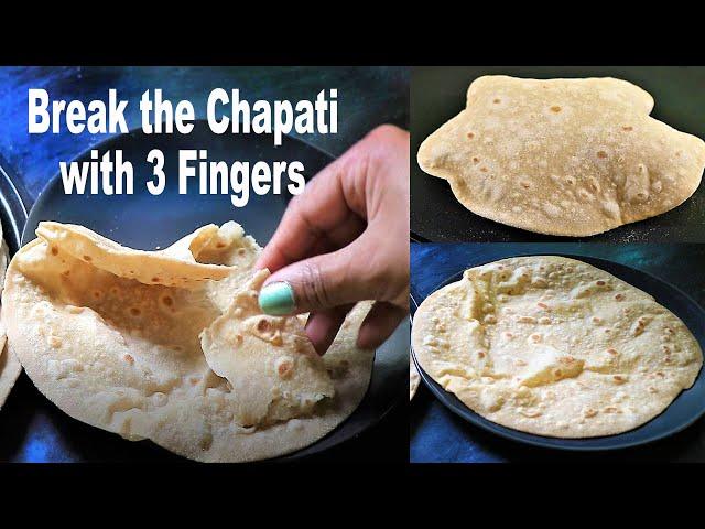 No Flame & No Oil but still each Chapati Puffs | Best method for Soft Roti - Chapati - Phulka