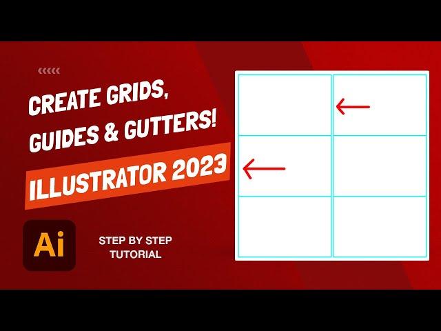 How To Create Grids, Gutters, and Guides - Adobe Illustrator 2023