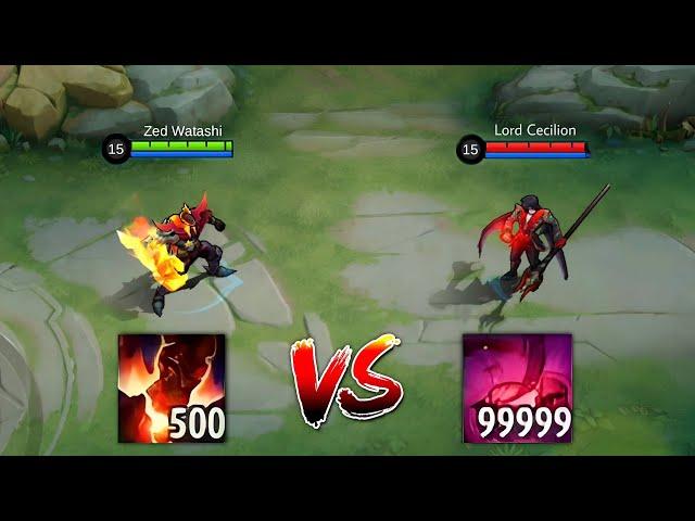 Cecilion 9999 Stack vs Aldous 500 Stack