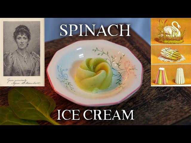 I Made Victorian Spinach Ice Cream