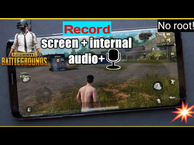 How to Record PUBG Mobile Internal Audio On Android | Record Internal + Voice Audio In PUBG Mobile