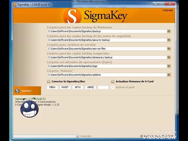 Donde Activar Sigma Pack 4 Box/Dongle