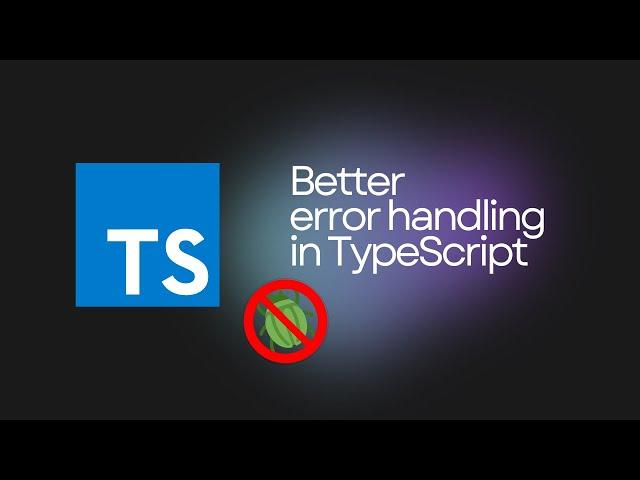 Error handling in TypeScript. How to avoid exceptions.