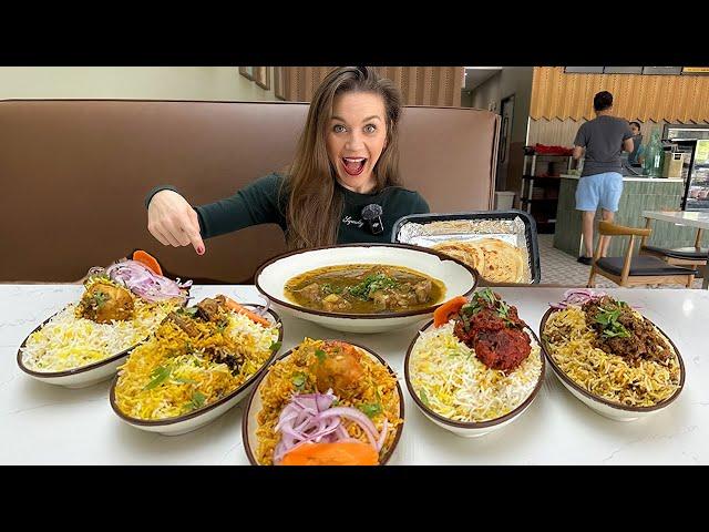 The Ultimate HYDERABADI Biryani FEAST!! | First Time Trying Hyderabadi Dishes!