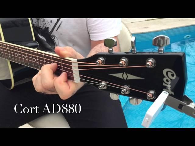 Cort AD880 - Akustik Gitar - NS Naturel Satin (Bi Kuple)