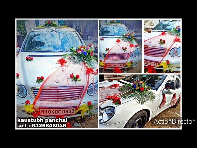 wedding cars decoration   Kaustubh panchal ART 9699921818 9326848046