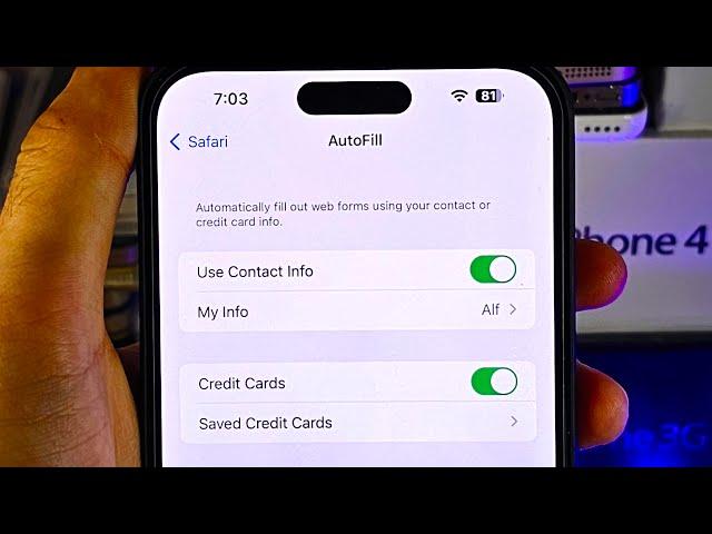 How To Manage AutoFill Information on iPhone (Safari)