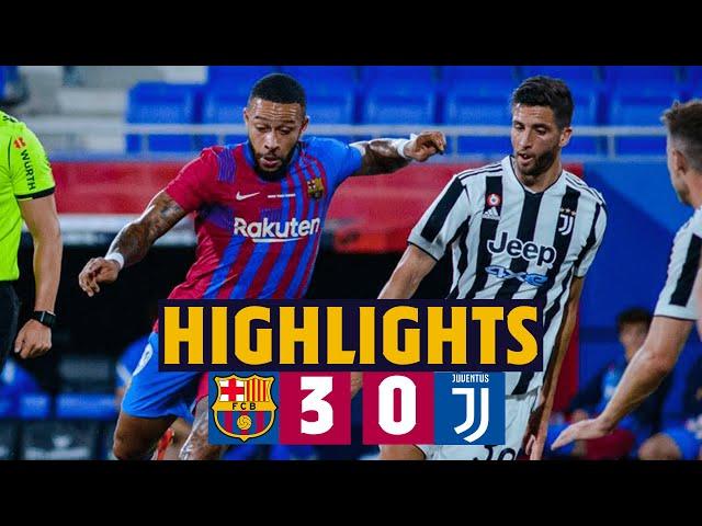 HIGHLIGHTS | Barça 3–0 Juventus | BARÇA WIN GAMPER TROPHY 