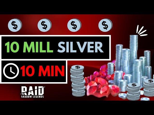 How to Make 10 Million Silver in Less Than 10 Minutes!!!  Raid: Shadow Legends