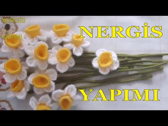 Sarının En Güzel Hali, Nergis _Örgü Çiçek Yapımı_Nergis Çiçeği