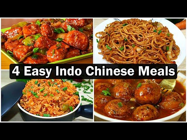 4 Quick & Easy Indo Chinese Recipes - Chinese Meal Recipes | Kanak's Kitchen