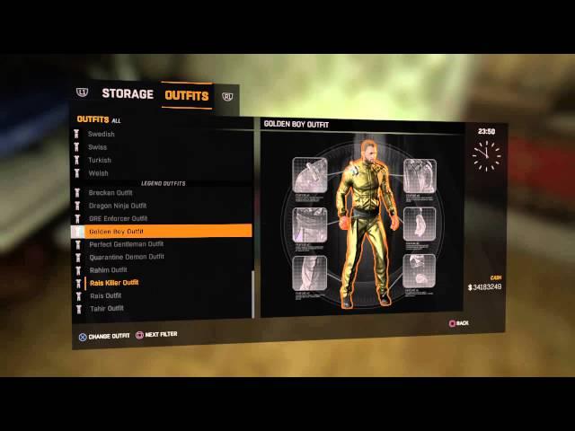 Dying Light: The Following – Enhanced Edition All Legendary Outfits