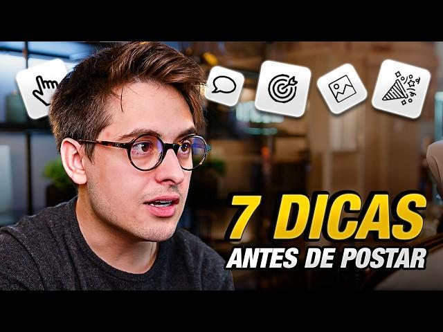 ANTES de POSTAR no Instagram, faça essas 7 coisas!