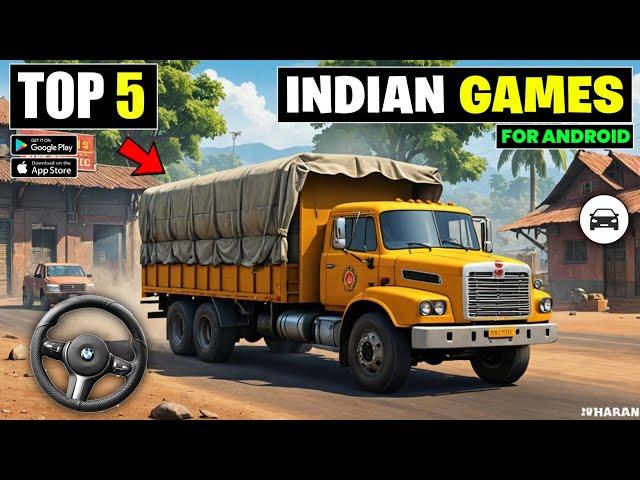 TOP 5 INDIAN GAMES FOR ANDROID | High Graphics Open World Games For Android | Made in india games