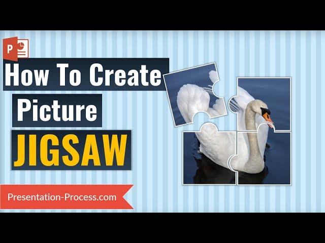 How to create Jigsaw Puzzle from Picture in PowerPoint