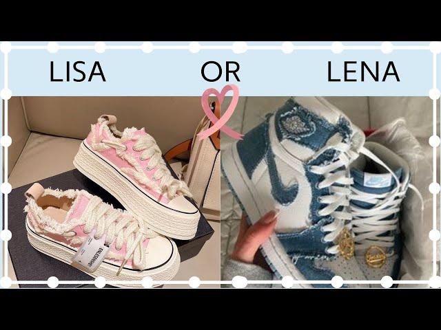 D-DAY --- LISA OR LENA ~ EVERY AESTHETIC CHOICES *hair - nails - clothes - fluffy toys...*