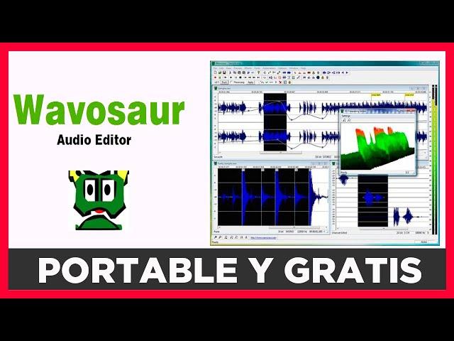 EDITOR DE AUDIO Portable GRATIS para Windows 32 y 64 bits // EDITOR DE AUDIO para PENDRIVE 2022