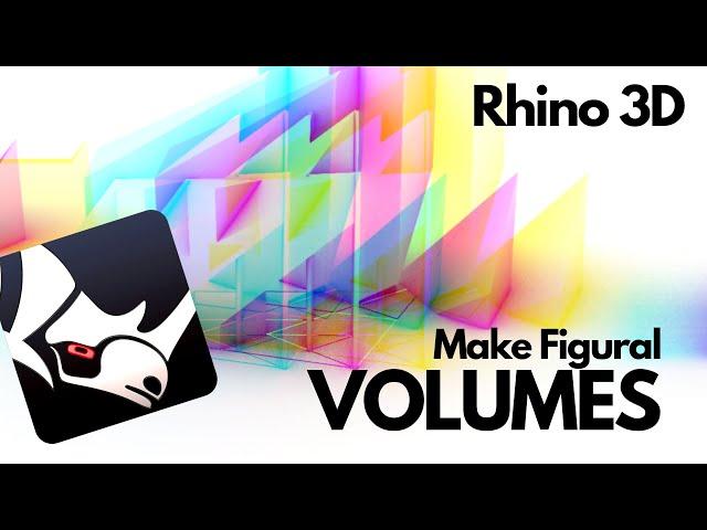 How to Make Figural Volumes In Rhino Tutorial