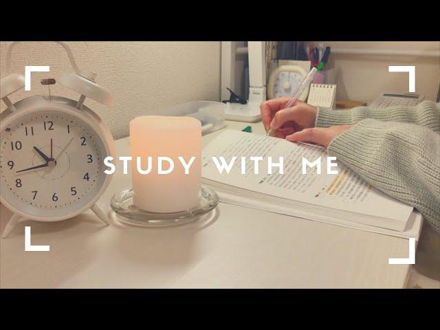 (2時間)study with me勉強風景/No BGM/02.15