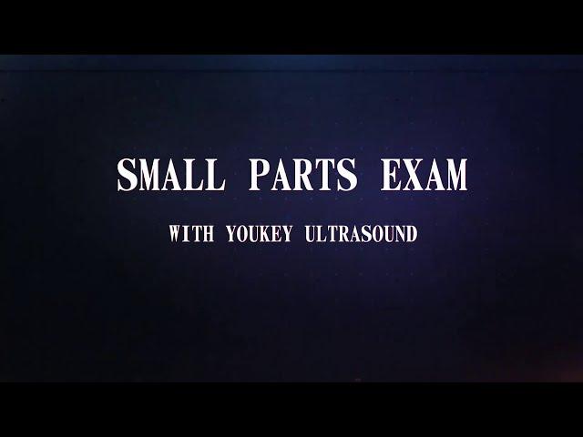 Small parts exam with Youkey ultrasound