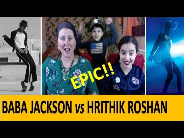 Americans React To "BANG BANG CHALLENGE Ft: Baba Jackson vs Hrithik Roshan" / EPIC DANCE OFF!!