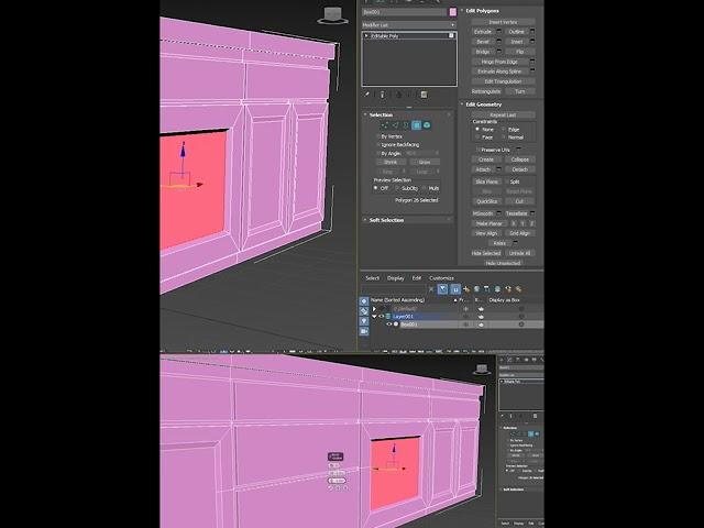 How to easily make a bathroom furniture in 3ds Max