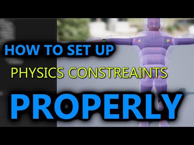 UE5 | Human Physics Constraints Setup for Ragdoll