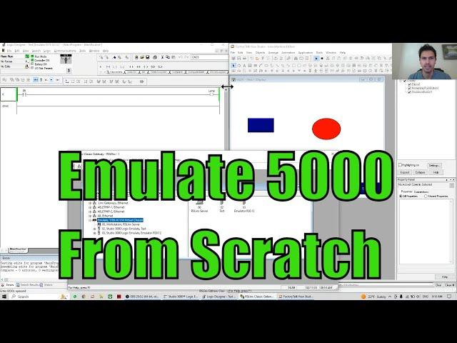  PLC Programming Tutorial For Beginners | Studio 5000 Emulator From Scratch