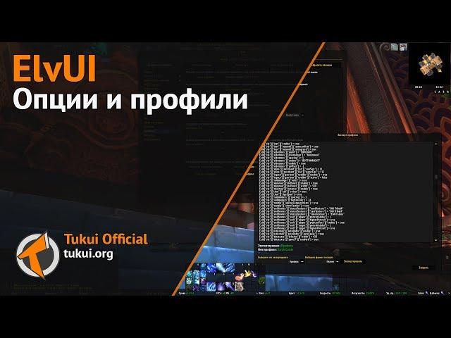 [Ru] ElvUI: Опции и профили