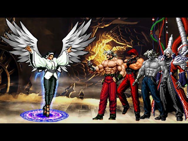 [KOF Mugen] Aida Vs. Rugal Team