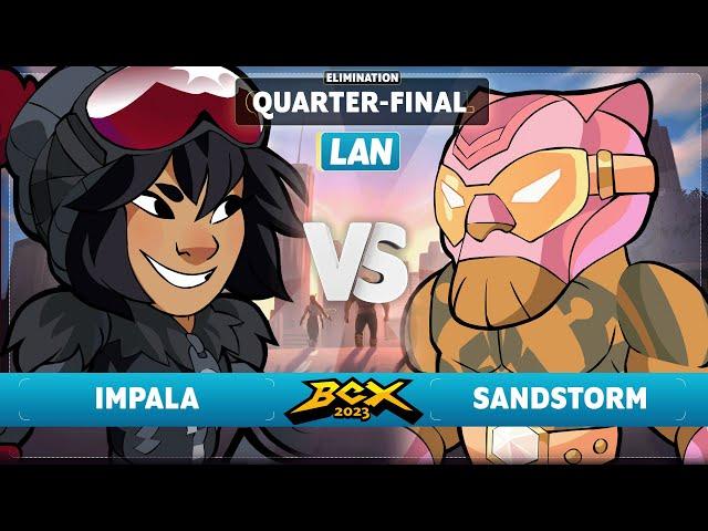 Impala vs Sandstorm - Elimination Quarter-Final - Brawlhalla World Championship 2023 - LAN 1v1