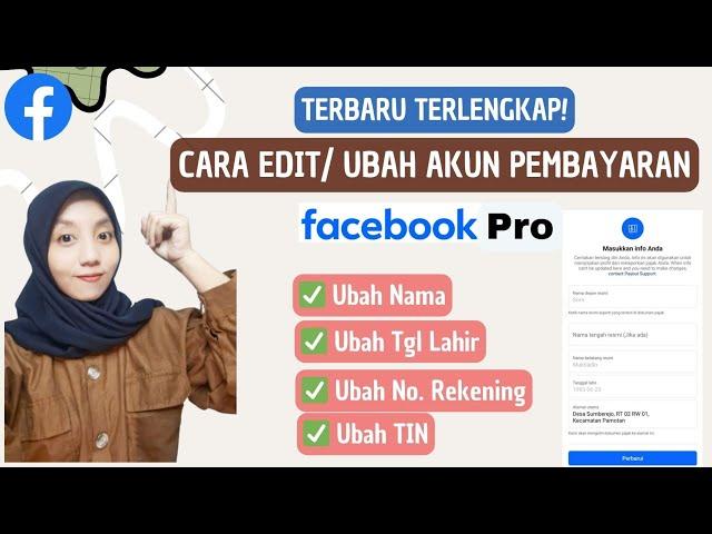 CARA EDIT AKUN PEMBAYARAN FACEBOOK PROFESIONAL / CARA MEMGUBAH INFORMASI PEMBAYARAN FACEBOOK