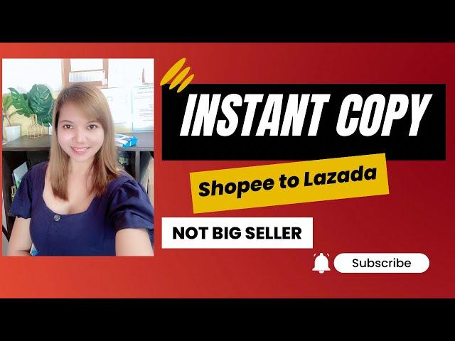 HOW TO MASS COPY UPLOAD FROM SHOPEE SELLER TO LAZADA SELLER | 1 CLICK | TUTORIAL