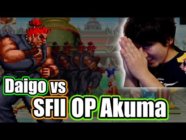 Daigo's SFII Akuma Challenge! "How Can I Beat Him When All He Does is Air-Fireballs!" [SFV]