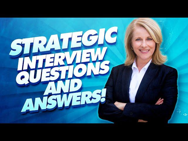 LEADERSHIP Interview Questions and ANSWERS! (STRATEGIC Interview Tips!)