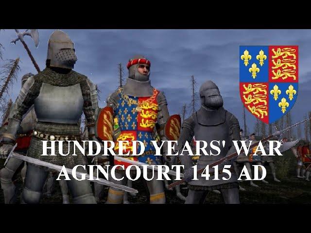 Battle of Agincourt 1415 AD - Hundred Years' War