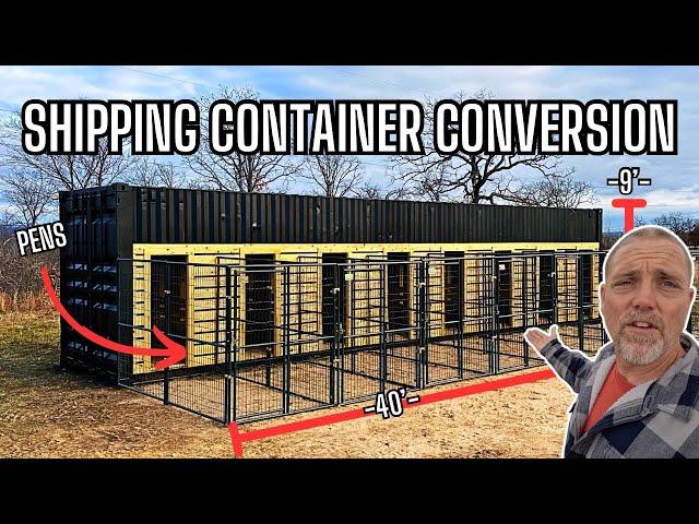 Shipping Container Conversion: Ultimate Chicken Coop Custom Design | Building Pens!