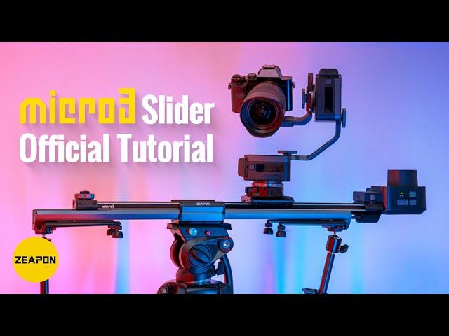 Micro3 Official Tutorial Launched! Do you know how to setup Micro3 slider?