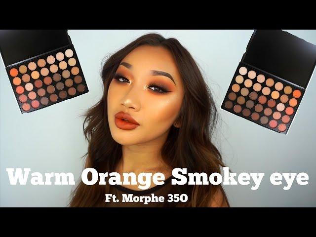 Orange Smokey eye Tutorial ft. Morphe 35O