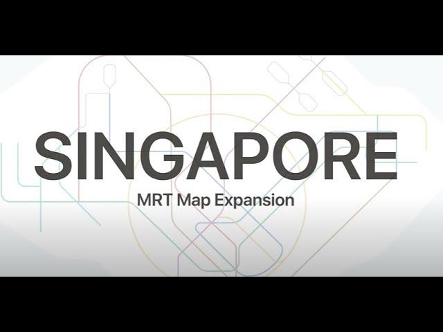 Singapore MRT Map Expansion(@bananasolid )