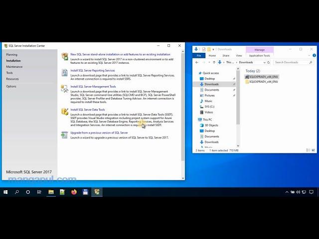 How to Download and Install SQL Server 2017 (Express Advanced Edition) on Windows 10