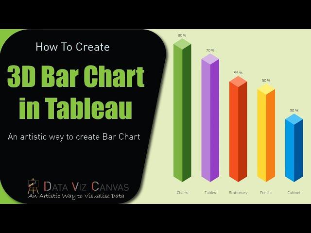 Create 3D bar chart  in Tableau